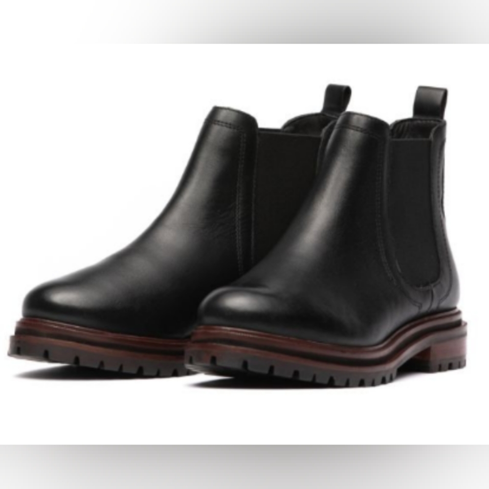 Hudson london Wisty Chelsea black boots Size 41 NWT.